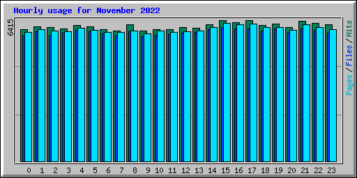 Hourly usage for November 2022